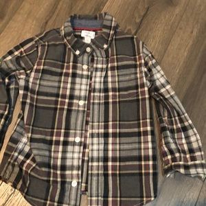 Button down flannel light weight.